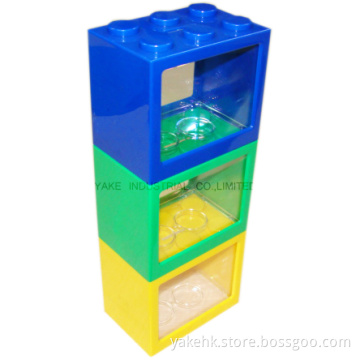 Plastic Transparent Money Box in Clear